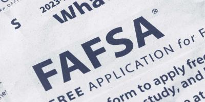 Photo of a paper copy of the Free Application for Federal Student Aid
